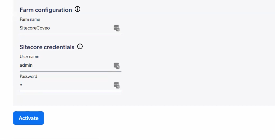 Coveo-Install-Sitecore-Activation-New-Organization-Farm-Configuration