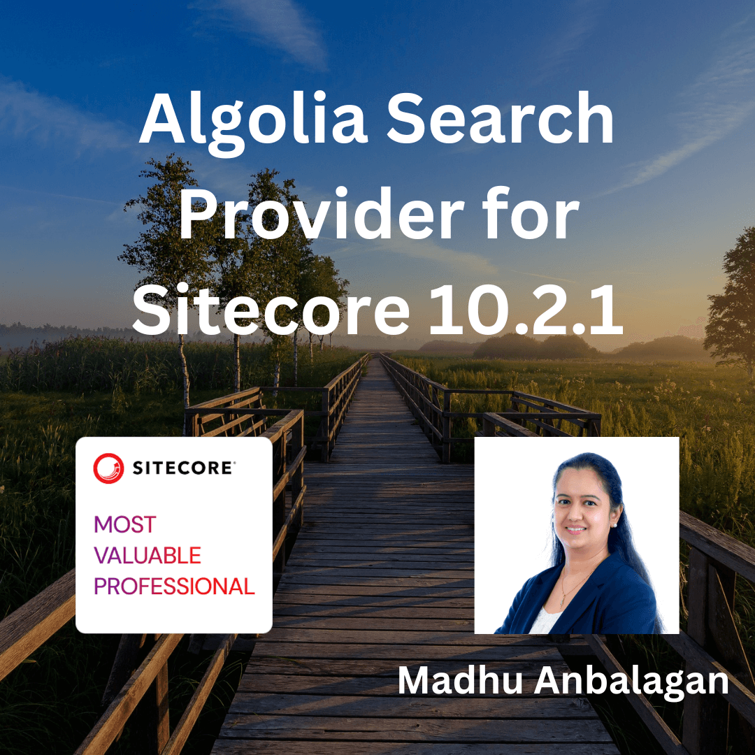 Algolia Search Provider for Sitecore 10.2.1